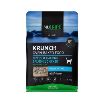 Nutripe Kruch Oven-Baked Salmon & Chic w/Green Tripe 1.6kg Nutripe Kruch Oven-Baked Salmon & Chic w/Green Tripe 1.6kg